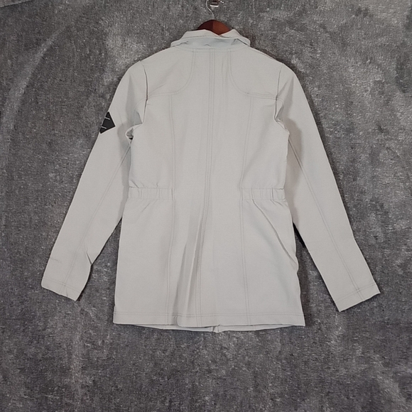 The north face  windwall full zip snap button closure women's jacket small - Picture 3 of 9